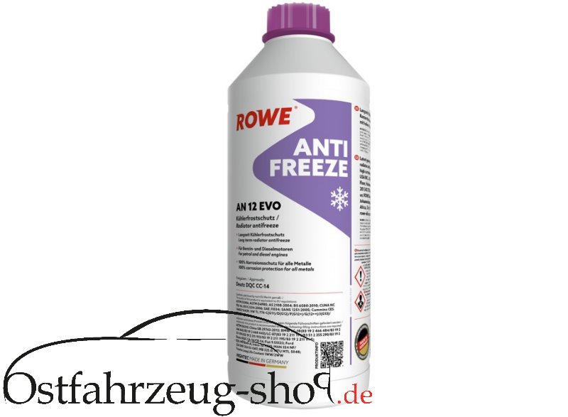 Kühlerfrostschutz - AN 12evo Konzentrat 1,5L für Wartburg, Barkas , Trabant,