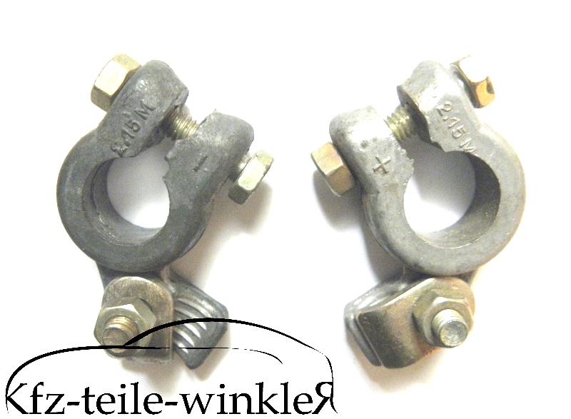 Satz Batteriepolklemme f. Trabant, Wartburg, Barkas B1000
