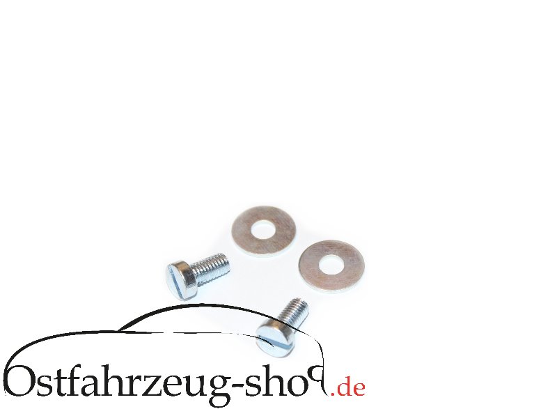 Montageschrauben 4-teilig für Unterbrecherplatte / EBZA-Geber Trabant 500, 600, 601