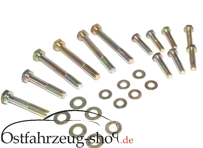 Schraubensatz 24-teilig ESKA für Kurbelgehäuse Trabant 500,600,601