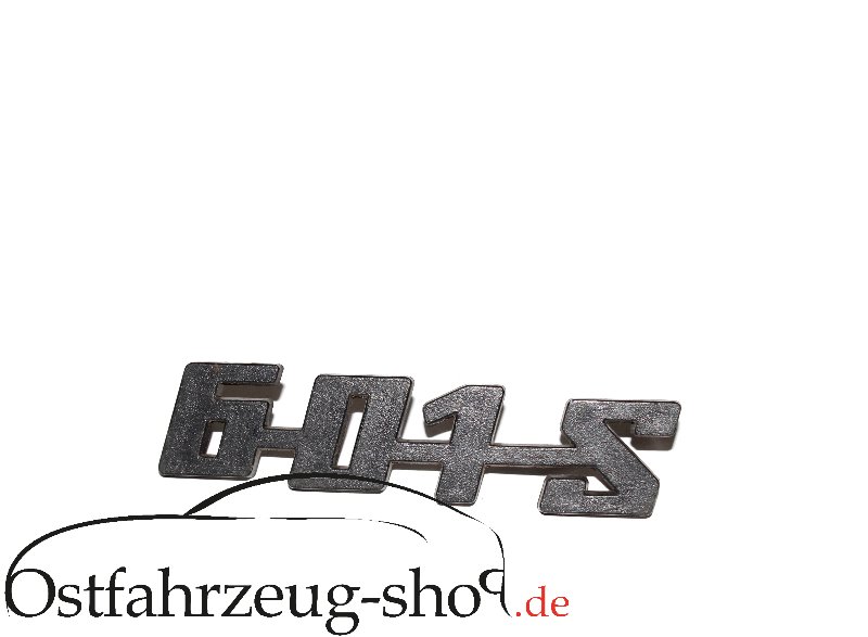 Schriftzug " 601s " für Trabant 601 original Ersatzteil