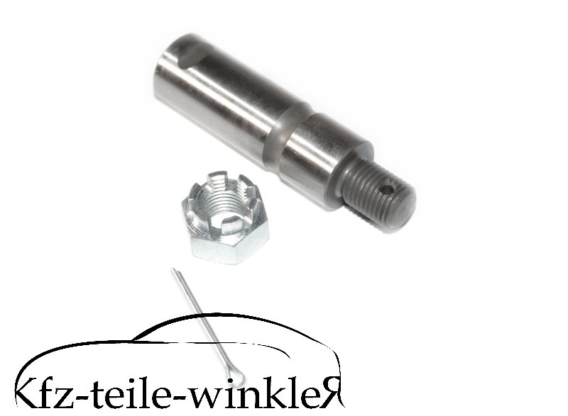 Laufbolzen mit Mutter + Splint f. Trabant 601