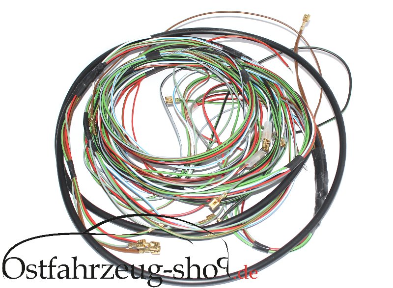 12V Kabelbaum hinten für Trabant 601 Limousine mit NSL, HSH und RFS