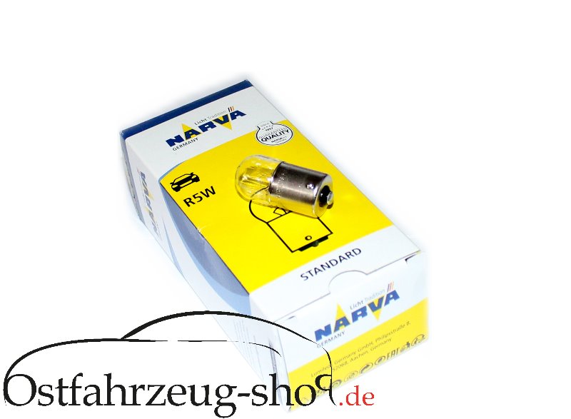 Glühbirne 12V 5Watt für Rücklicht 3-Kammerleuchte HP 500 Trabant Kübel