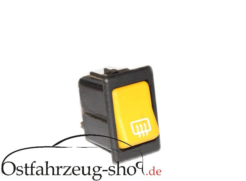 Wippenschalter beleuchtet Ausbauteil für Heckscheibenheizung Trabant 601, 1.1,