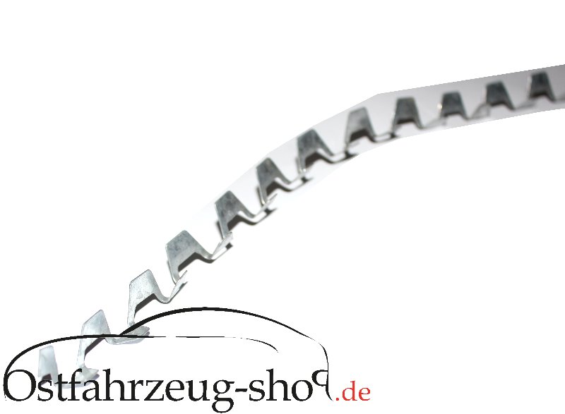 Klemmschiene für Gummiprofil an Heckklappe Trabant 601/1.1 Limousine