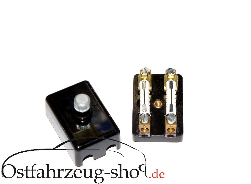 Sicherungsdose 2-polig für Zurüstteile Trabant 500, 600, 601, Barkas, Wartburg, Multicar