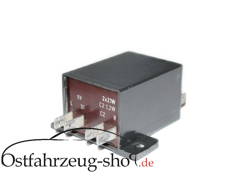 6V Zusatz-Blinkgeber / Blinkbaustein Ausbauteil für Anhängerbetrieb Trabant